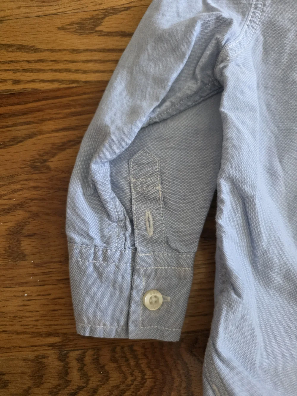 GAP Light Blue Button-Down Shirt with Chest Pocket